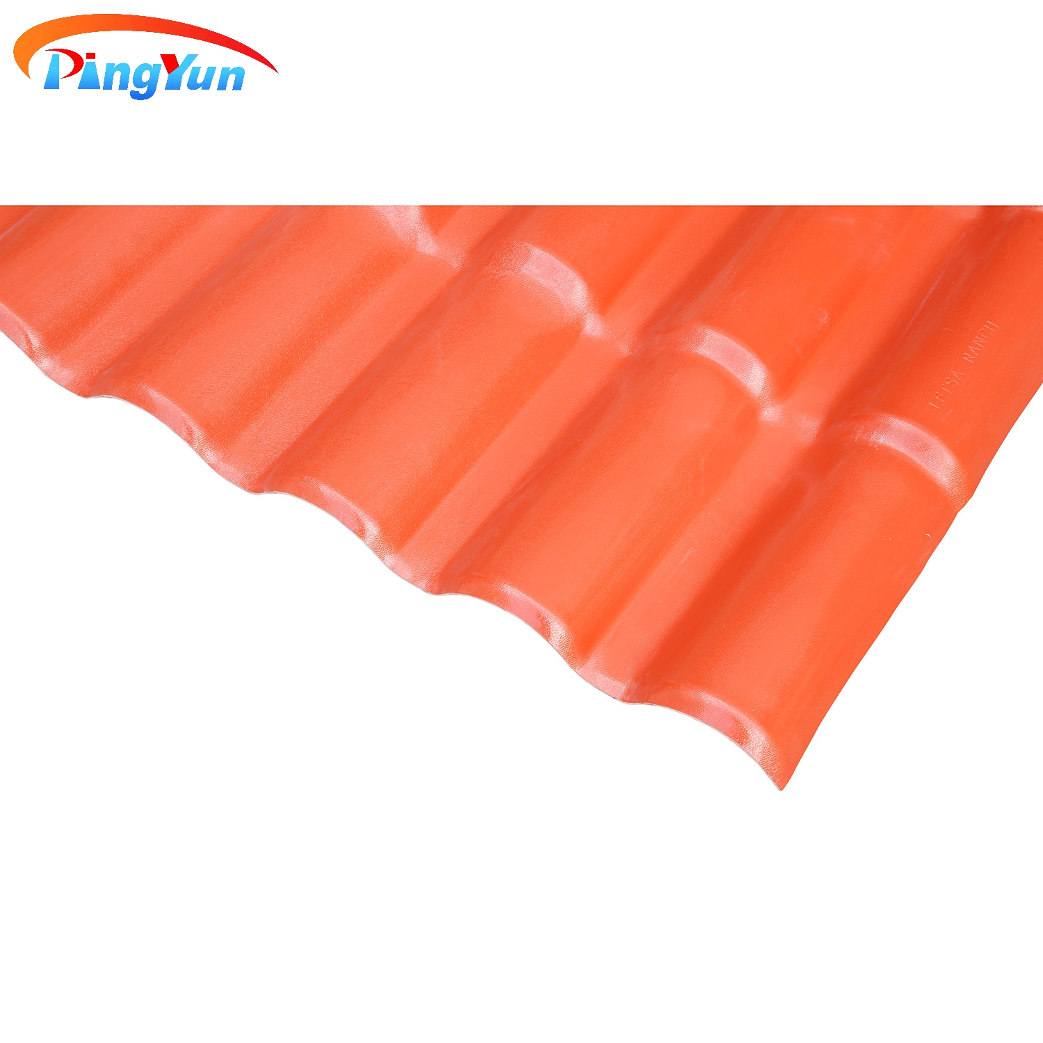 Pavillion oranje lichtgewicht PVC dakpan