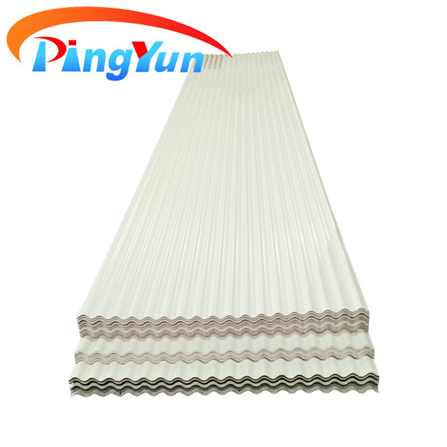 Kleur stabiel techos de pvc Mexico populaire pvc dakpannen kleine golf upvc plastic dakplaat voor magazijn