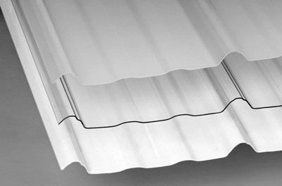 Anti-corrosie transparante polycarbonaatplaat Veel gebruikte pc-golfplaten voor plafondverlichting