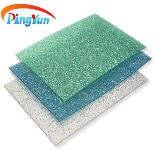 Heetbestendig polycarbonaatplaat Vochtbestendig PC Solid Shingle PVC-dakplaat
